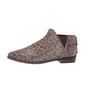 NEW Gentle Souls Kenneth Cole Women's Sz 5 Neptune Chelsea Boot Metallic Snake